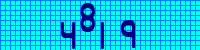 Blue Captcha Image